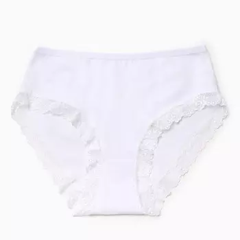 Трусы женские, цвет белый, размер 48-50