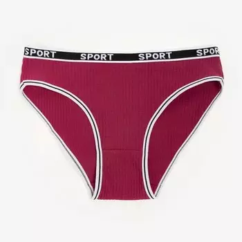Трусы женские, цвет бордовый, размер 44-46