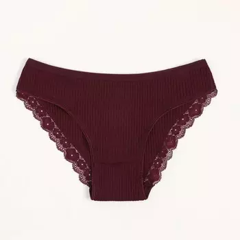 Трусы женские цвет бордовый, размер 46-48