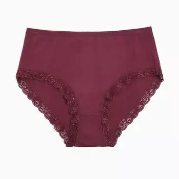 Трусы женские цвет бордовый, размер 50-52
