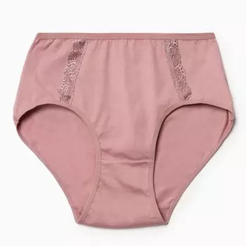 Трусы женские, цвет пыльная роза, размер 56-58