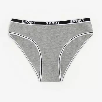 Трусы женские, цвет серый, размер 42-44