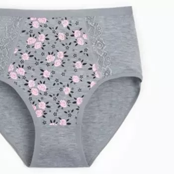 Трусы женские цвет серый, размер 48-50