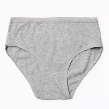 Трусы женские, цвет серый, размер 50-52