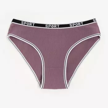 Трусы женские, цвет тёмно-фиолетовый, размер 42-44