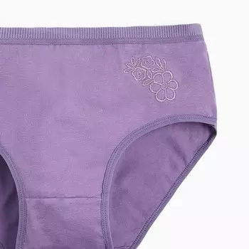 Трусы женские цвет тёмно-фиолетовый, размер 50-52