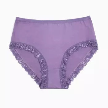 Трусы женские цвет тёмно-фиолетовый, размер 52-54