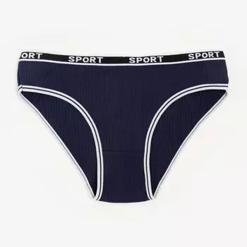 Трусы женские, цвет тёмно-синий, размер 42-44