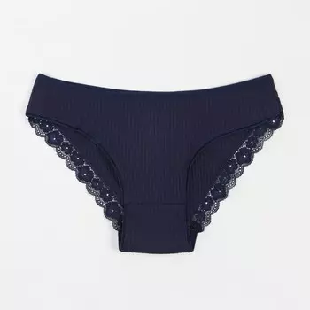 Трусы женские цвет тёмно-синий, размер 42-44