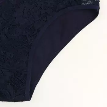 Трусы женские цвет тёмно-синий, размер 44-46