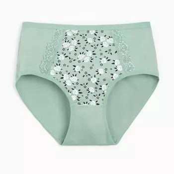 Трусы женские цвет зелёный, размер 52-54