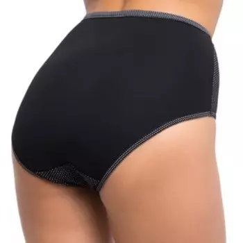 Трусы женские макси, цвет черный, размер 56-58