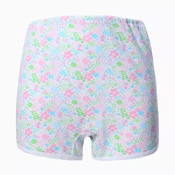 Трусы женские панталоны цвет белый/цветы, размер 56
