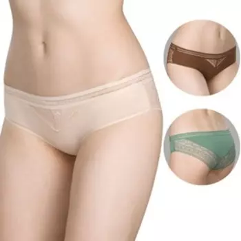 Трусы женские, размер 52, цвет зеленый