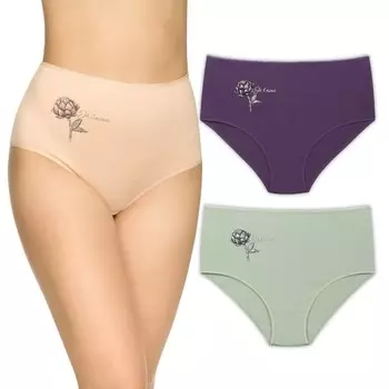 Трусы женские , размер l, цвет хаки