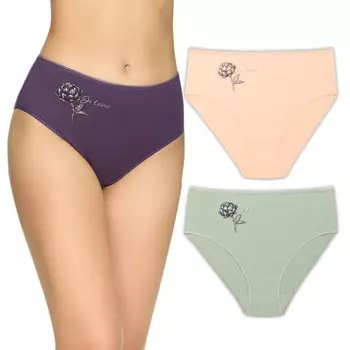 Трусы женские , размер l, цвет хаки