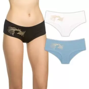 Трусы женские, размер S, цвет чёрный