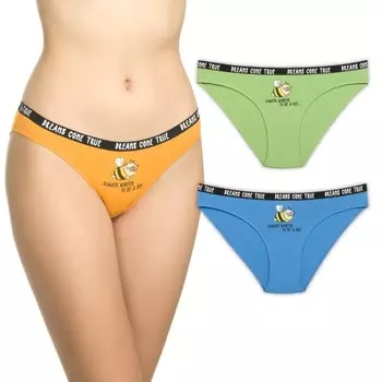 Трусы женские, размер S, цвет голубой