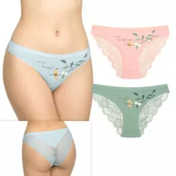 Трусы женские , размер s, цвет голубой