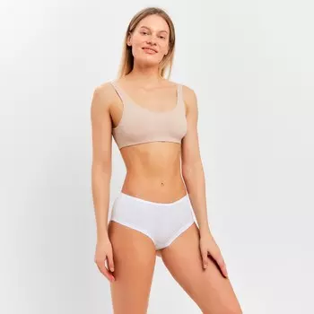 Трусы женские шорты, цвет белый, размер 50