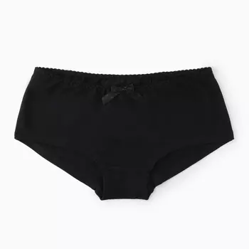 Трусы женские шорты, цвет чёрный, размер 52