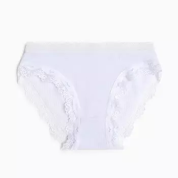 Трусы женские слипы, цвет белый, р-р 46-48