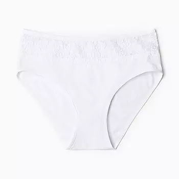 Трусы женские слипы, цвет белый, размер 2XL