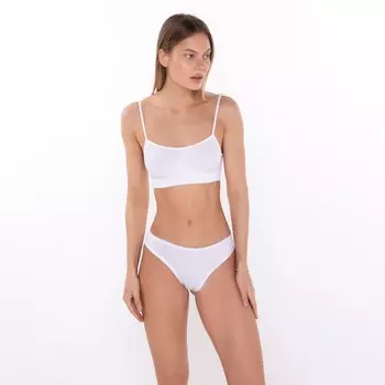 Трусы женские слипы, цвет белый, размер 44