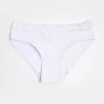 Трусы женские слипы, цвет белый, размер 44-46