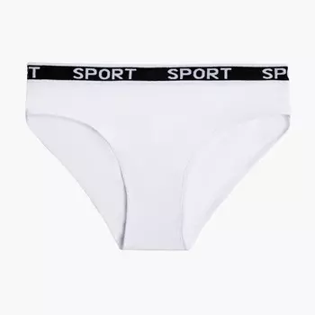 Трусы женские слипы, цвет белый, размер 44-46