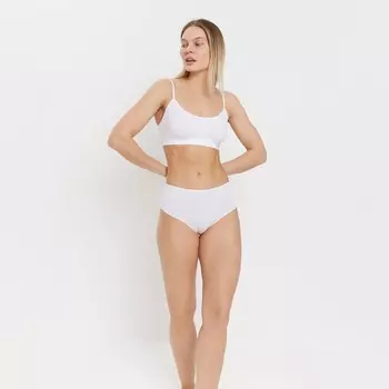 Трусы женские слипы, цвет белый, размер 44 (M)