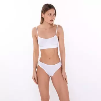 Трусы женские слипы, цвет белый, размер 46