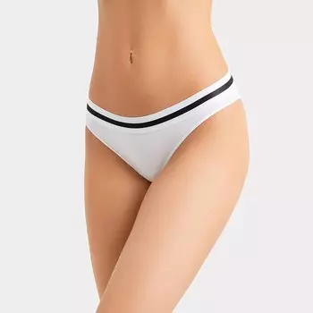 Трусы женские слипы, цвет белый размер 48 ( L)