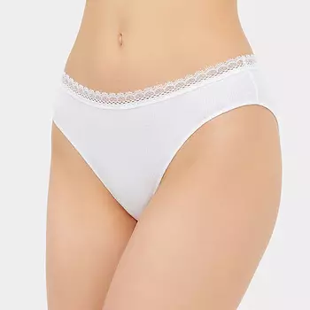 Трусы женские слипы, цвет белый, размер 48 (L)