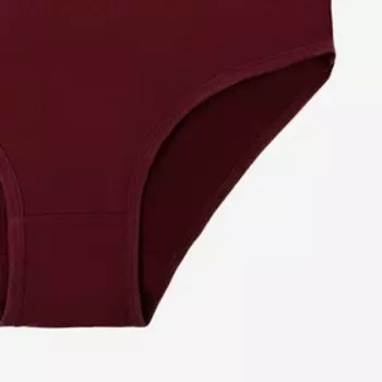 Трусы женские слипы, цвет бордовый, размер 46-48