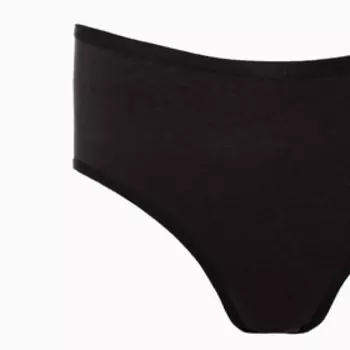 Трусы женские слипы, цвет чёрный, размер 50