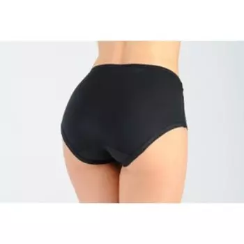 Трусы женские слипы, цвет чёрный, размер 52 (2XL)