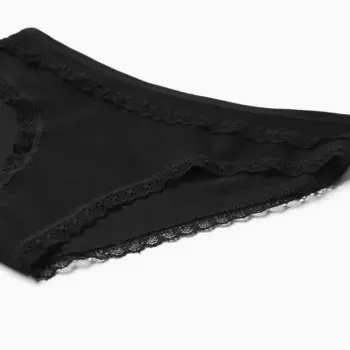 Трусы женские слипы, цвет чёрный, размер XL