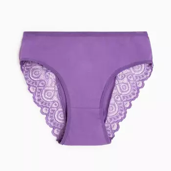 Трусы женские слипы, цвет фиолетовый, р-р 48-50