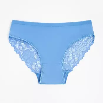 Трусы женские слипы, цвет голубой, размер 44-46