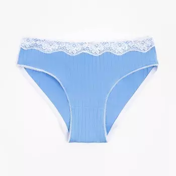 Трусы женские слипы, цвет голубой, размер 46-48