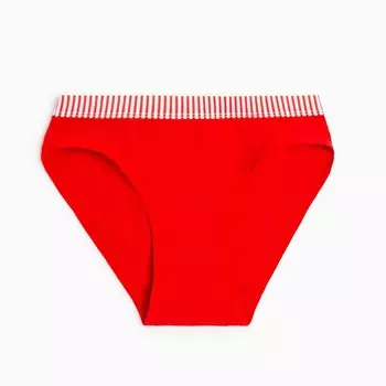 Трусы женские слипы, цвет красный, р-р 42-44