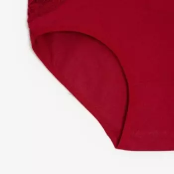 Трусы женские слипы, цвет красный, размер 48-50