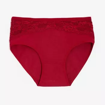 Трусы женские слипы, цвет красный, размер 52-54