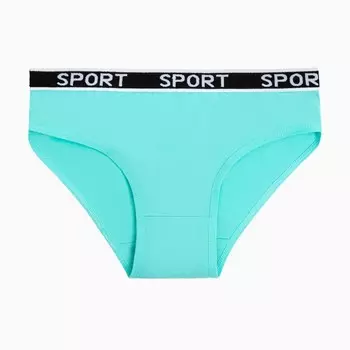 Трусы женские слипы, цвет мятный, размер 46-48