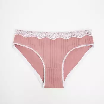 Трусы женские слипы, цвет пудра, размер 46-48