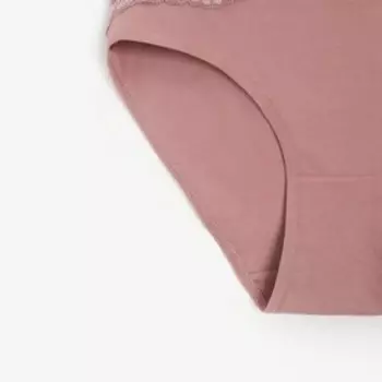 Трусы женские слипы, цвет пудра, размер 52-54