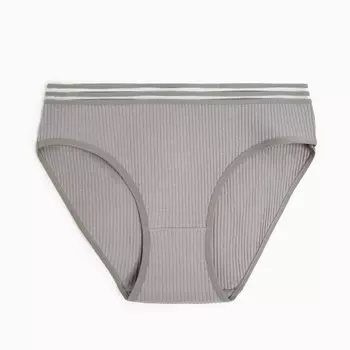 Трусы женские слипы, цвет серый, р-р 50-52