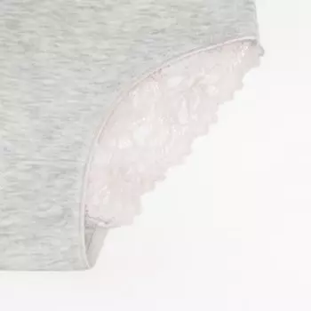 Трусы женские слипы, цвет серый, размер 42-44