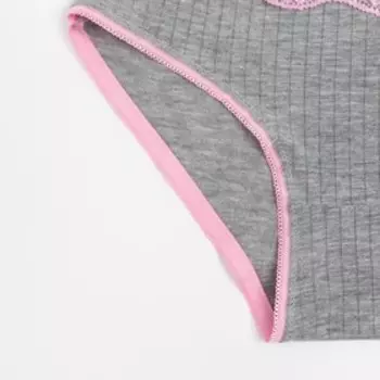 Трусы женские слипы, цвет серый, размер 44-46